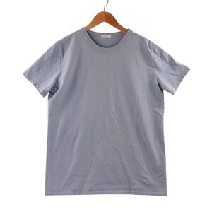 Gustin Mens Light Blue Crew Neck Short Sleeve T-Shirt Size L Made in USA